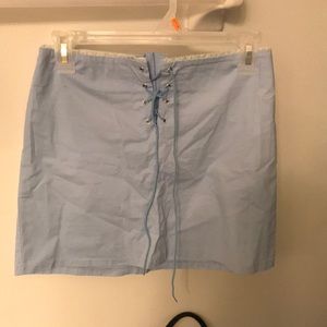 Light blue skirt good condition brand styles